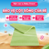 Nệm cao su em bé baby dream