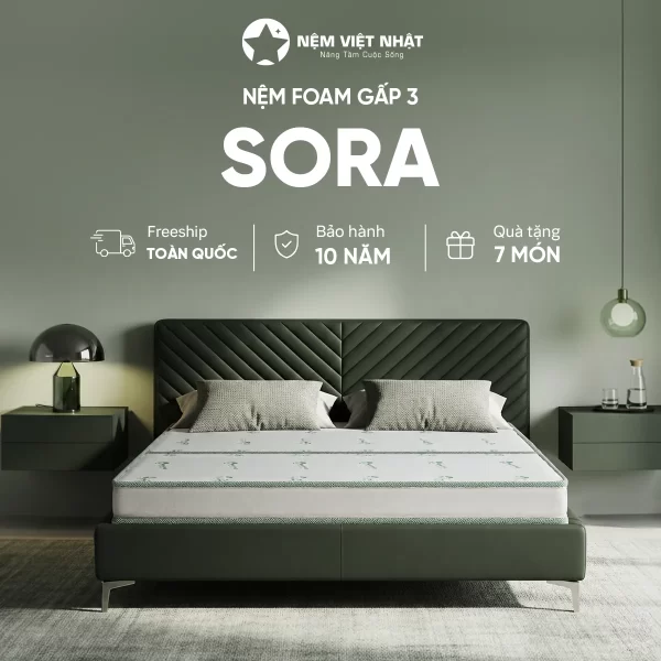 Nệm gấp 3 sora