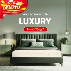 Nệm cao su thiên nhiên cao cấp