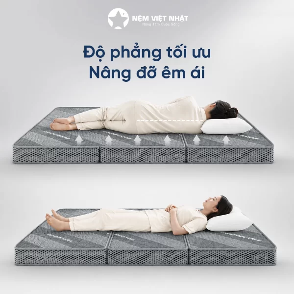 nệm foam gấp gọn việt nhật