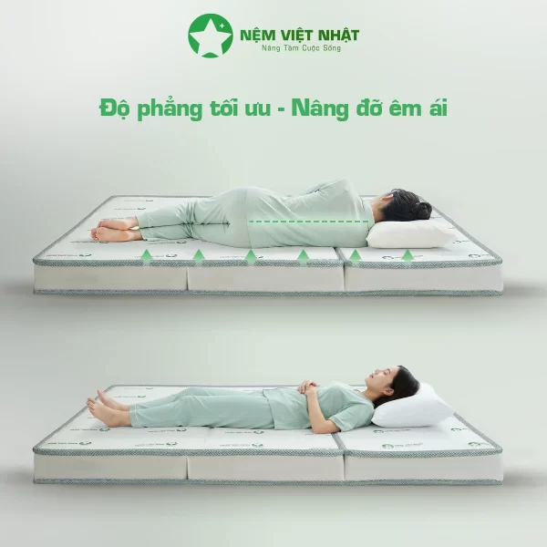 nệm gấp 3 nâng đỡ